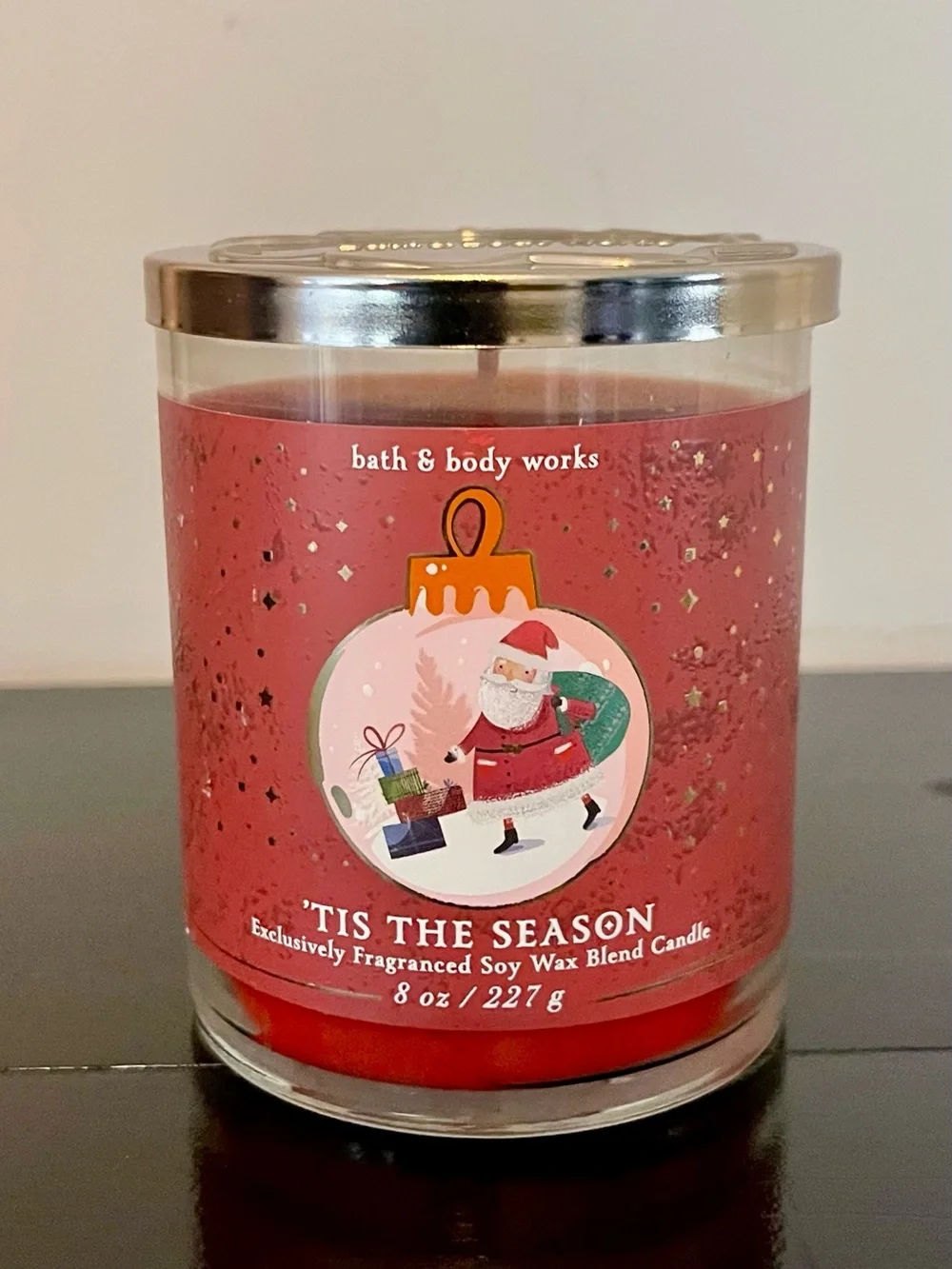 Bath & Body Works “Tis the Season” Decorative Soy Candle